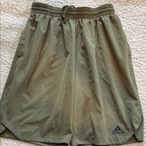 Adidas Men's Khaki Athletic Shorts - Size Small